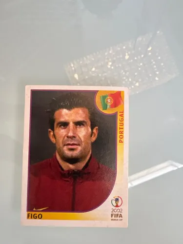 FIGO FIGURINHA PANINI 2002 JAPÃO/KOREIA