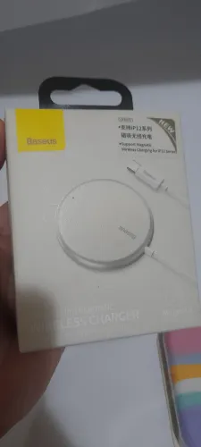 Carregador magnético baseus 15w