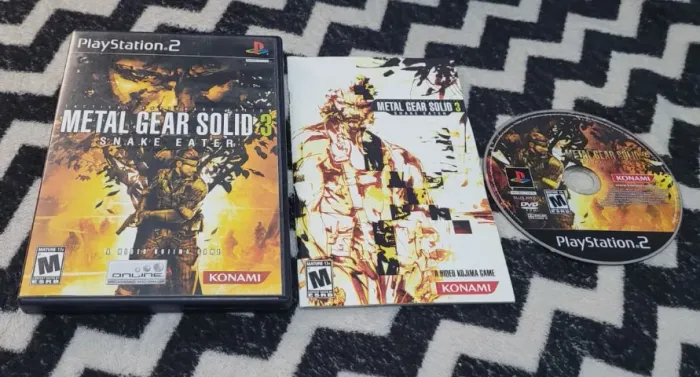 Jogo Metal Gear Solid 3: Snake Eater Americano Original PS2 Playstation 2