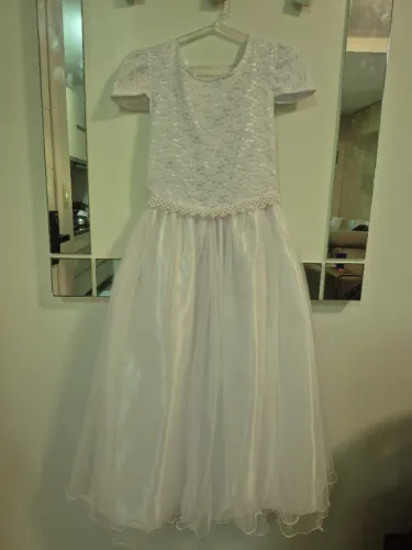 Vestido branco de festa