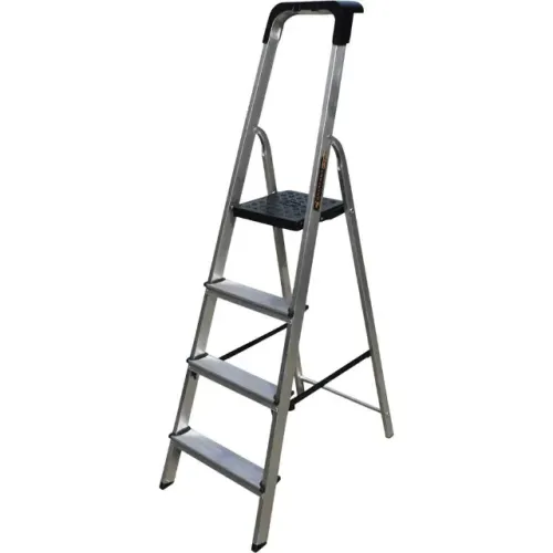 Escada em alumínio 4 degraus, 150 kg, ESC0024 BOTAFOGO