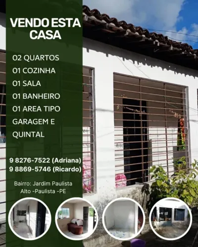 Vendo Casa Jardim Paulista Alto