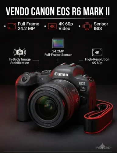 Canon R6 mark II + Lente RF 24-50mm