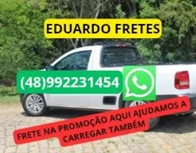 Frete Eduardo frete barato e rápido aproveite promoção!