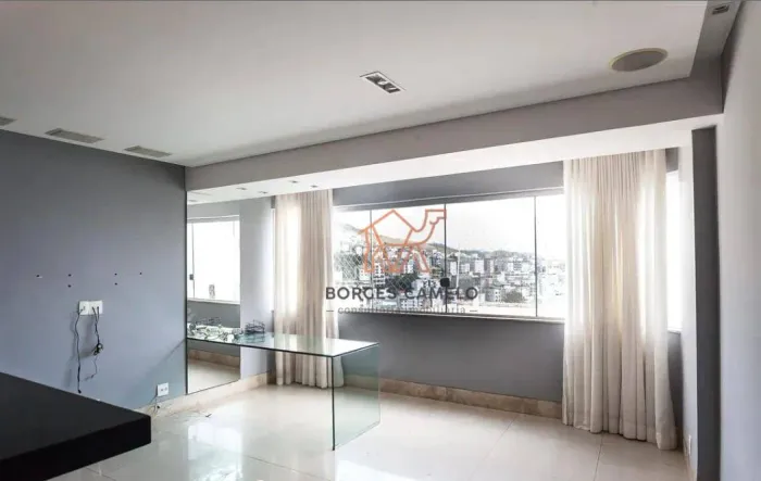 Apartamento com 3 dormitórios para alugar, 120 m² por R$ 3.700/mês - Buritis - Belo Horizo