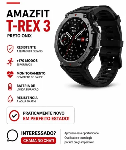Relógio Amazfit T-Rex 