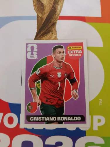 EXTRA STICKER- Christiano Ronaldo roxo