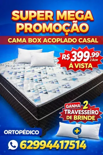 Cama box acoplado