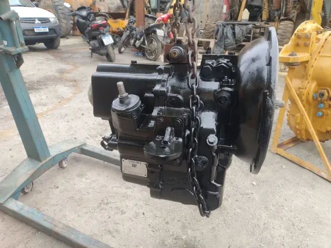 Transmissão caixa torque retroescavadeira Caterpillar 416E 4X4