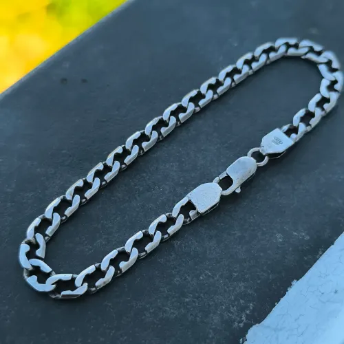 Pulseira de prata com design único, peça única, fazemos envios