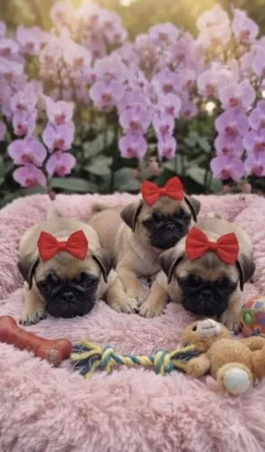 Pug fêmea