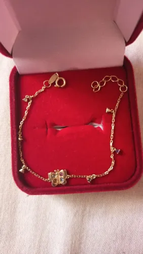 Pulseira infantil,em Ouro 18k