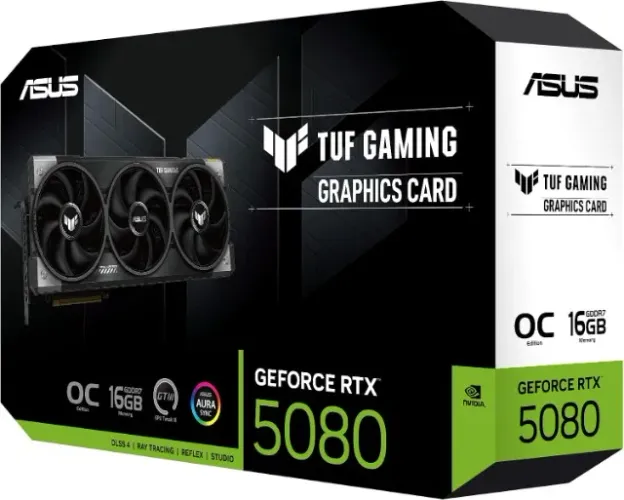 Placa De Vídeo Asus Tuf Gaming Rtx 5080 Oc 16gb Gddr7