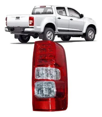 Lanterna Direita Led S10 2012 2013 2014 2015 2016 2017 Direito/passageiro Vermelho