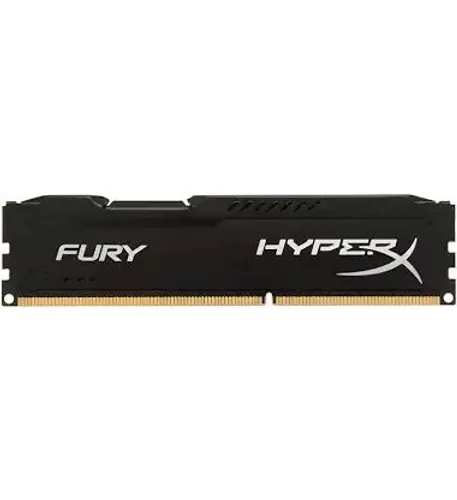 Memória RAM HyperX Fury DDR4 16GB  2600 Mhz - Preto 