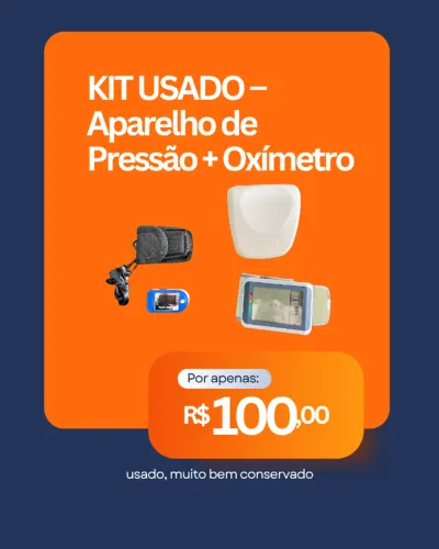 Kit - Aparelho de Pressão e Oxímetro