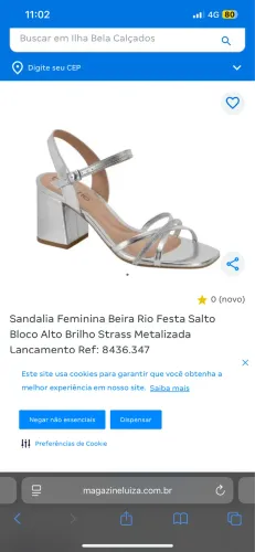 Sandália Salto Bloco