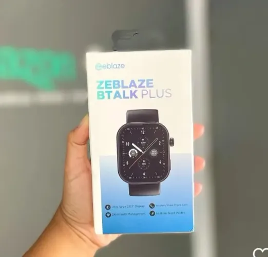 Promoção SmartWatch ZEBLAZE BTALK PLUS Relógio Novo na Caixa