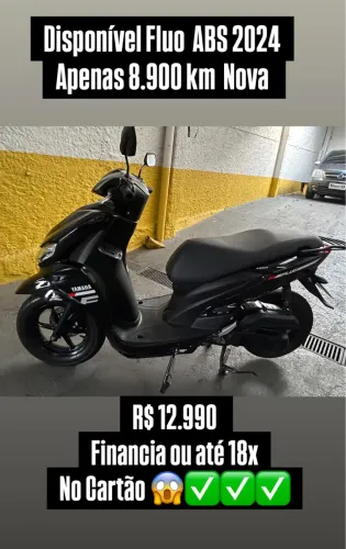 Yamaha Fluo 2024 bx km 8700 Apenas R$ 12.990 Financia 48x ou até 18x Cartao