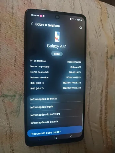 Vendo um A51 novinho sem nenhum problema