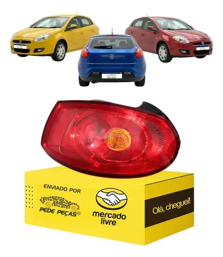 Lanterna Bravo 2011 12 13 2014 L.e Absolute Essence Sporting Esquerdo/motorista Vermelho