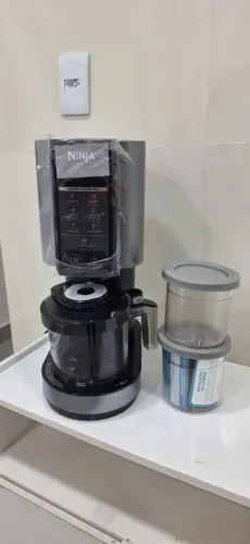 sorveteira ninja creami 800w preto máquina de sorvete 220v