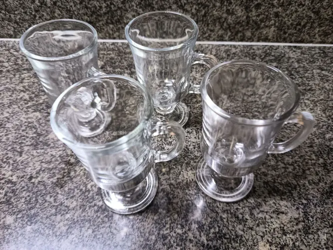 4 xícaras vidro 100ml