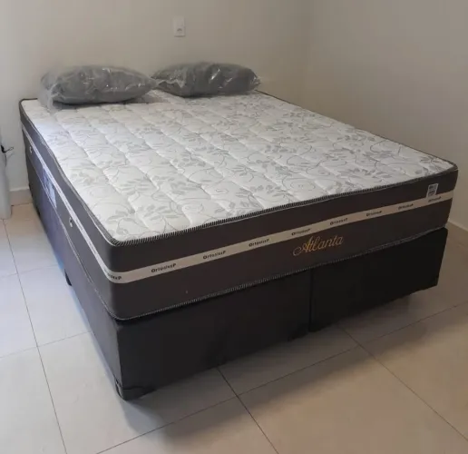 Cama box casal seme ortopédico