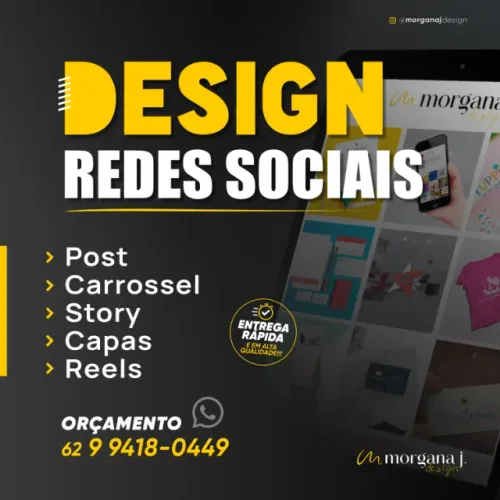 Artes para Redes Sociais - Posts, Stories e Capas Profissionais