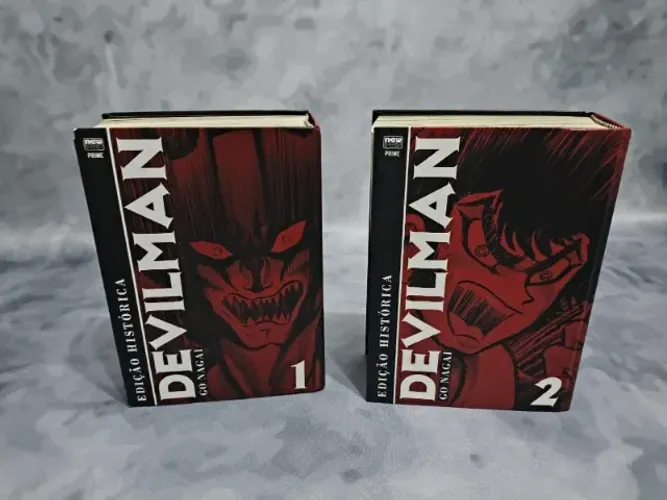 Mangá Devilman edição histórica New Pop raros - Volumes 1 e 2