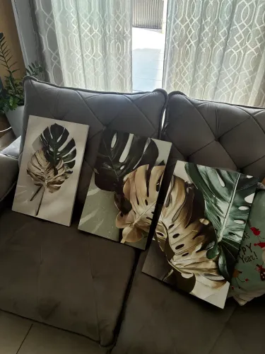 Quadro Decorativo - Kit com 3 Telas (60x40 cm cada)