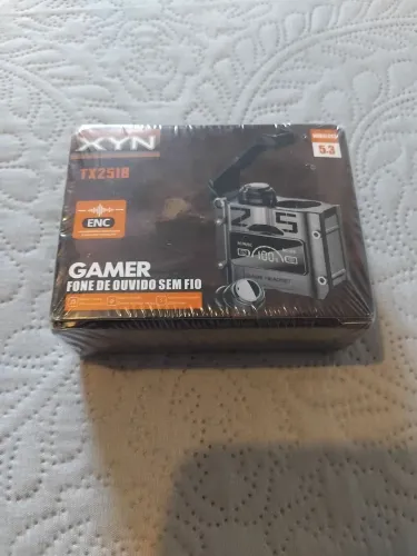 FONE BLUETOOTH M25 TWS GAMER - NOVO E LACRADO