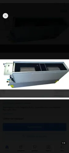 Evaporadora midea 19.000 mil bts VRF