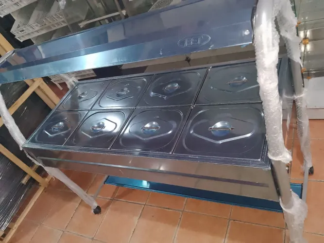 Self Service 8 Cubas Inox Elétrico 
