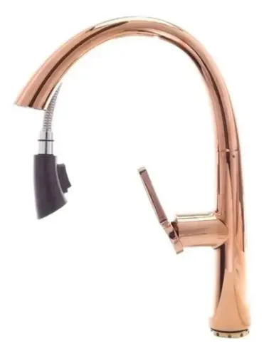 Torneira Gourmet Monocomando Rose Gold