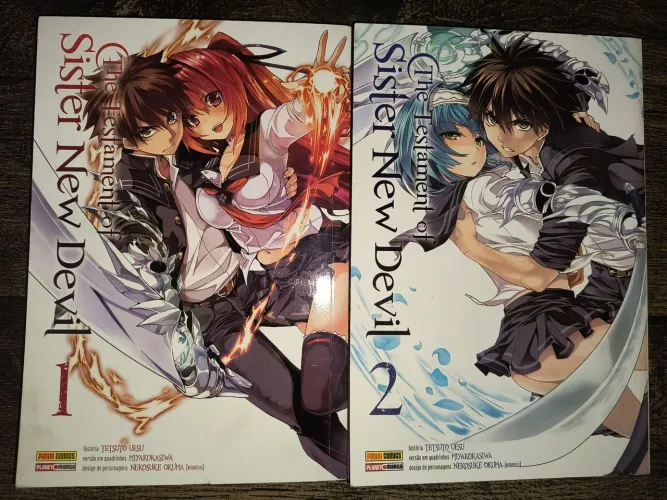 The Testament of Sister News Devil Vol1 e 2, 2016 - Manga Usado