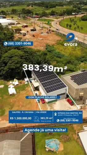 EVORA VENDE - Galpão em frente Assaí 