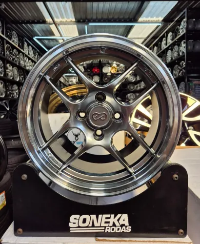 Jogo de rodas enkei cp2s aro 15 4x100