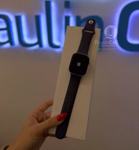 Apple watch série 10 46mm prata completo 