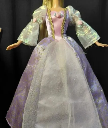 Vestido Barbie rapunzel original