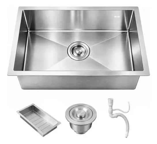 Cuba Cozinha Gourmet Aço Inox 304 Escovado 50x40 Cor Prata Brinovar