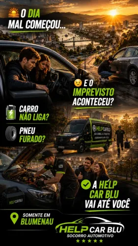 Socorro Automotivo em Blumenau - Auxílio Bateria e Troca de Pneu