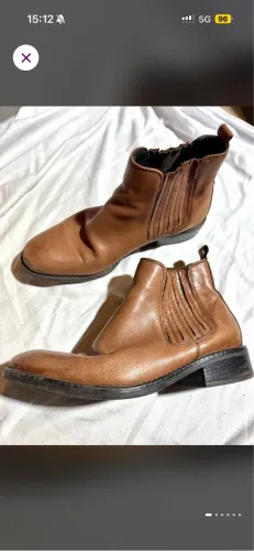 bota de couro wittner marrom (austrália)