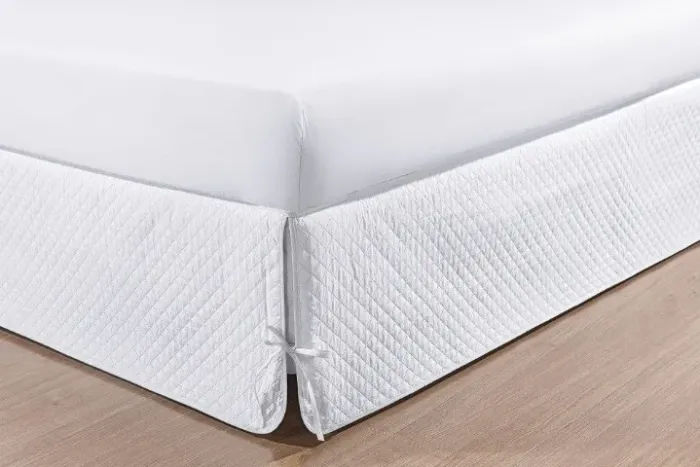 Saia para Cama Box Queen Matelada Branca - Nova (sem embalagem)