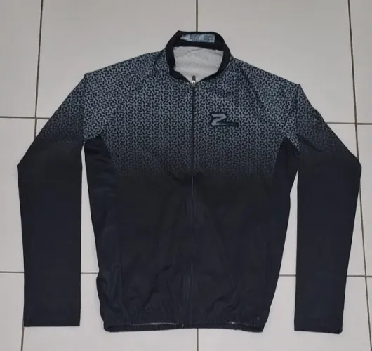 Camisa de ciclismo manga longa