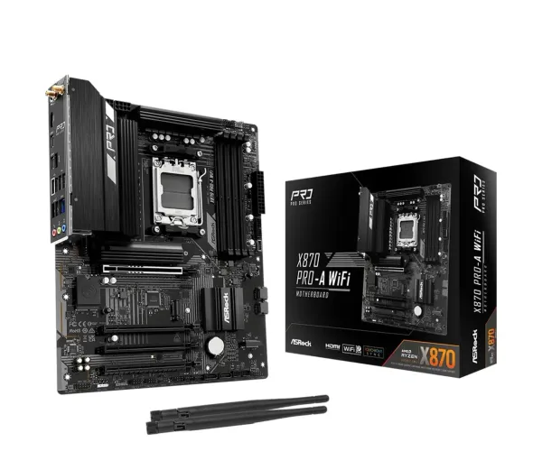 Placa-mãe ASRock X870 Pro A AM5 DDR5 PCIe 5.0 - Nova/Lacrada (