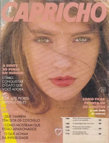 Revista Capricho - Fevereiro 1990 (Corte na capa) 