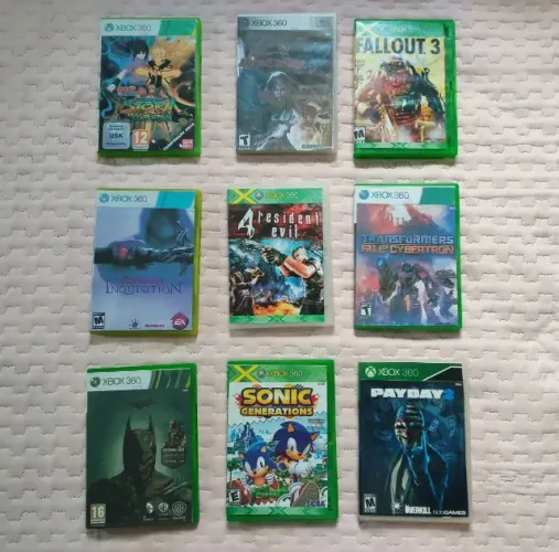 Kit 9 Jogos Xbox 360 Desbloqueado - Ação e Aventura