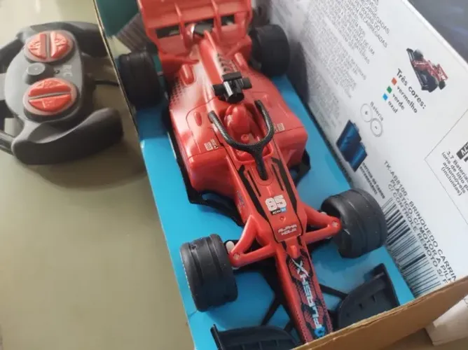 Carrinho De Controle Remoto Formula 1 Vermelho
