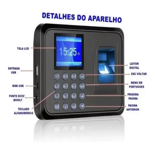 Relógio de ponto eletrônico 